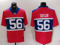 Men's New York Giants Lawrence Taylor #56 Century Red Alternate Player Game Jerseys