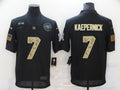 Men's San Francisco 49ers Colin Kaepernick #7 Black Game Player Jerseys