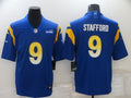 Men's Los Angeles Rams Matthew Stafford #9 Blue Vapor Limited Jerseys