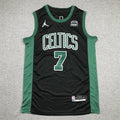 Men's Boston Celtics Jaylen Brown #7 Black 2022/23 Swingman Jerseys - Statement Edition
