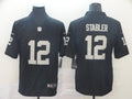 Men's Las Vegas Raiders Ken Stabler #12 Black Game Player Jerseys