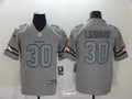 Men's Denver Broncos Phillip Lindsay #30 Gray Game Player Jerseys