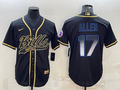 Men's Buffalo Bills Josh Allen #17 Black Game Player Jerseys Joint Edition