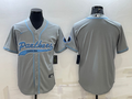 Men's Carolina Panthers Gray Blank Jerseys
