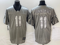 Men's Las Vegas Raiders Sebastian Janikowski #11 Gray Game Jerseys