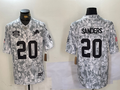 Men's Detroit Lions Barry Sanders #20 Arctic Camo 2024 Salute to Service Retired Player Limited Jerseys