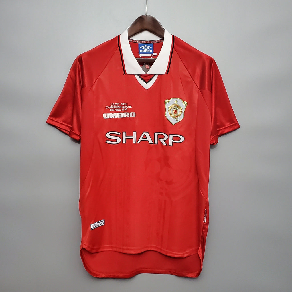 Manchester United 1999 Champions League Final Short Sleeve Jersey