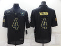 Men's Cleveland Browns Deshaun Watson #4 Black Game Player Jerseys
