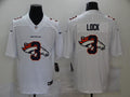 Men's Denver Broncos Drew Lock #3 White Game Player Jerseys