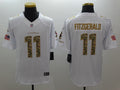 Men's Arizona Cardinals Larry Fitzgerald #11 White Game Jerseys
