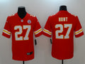 Men's Kansas City Chiefs Karim Hunt #27 Red Game Jerseys