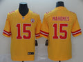 Men's Kansas City Chiefs Patrick Mahomes Yellow Player Game Jerseys
