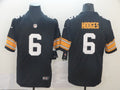 Men's Pittsburgh Steelers Devlin Hodges #6 Black Player Game Jerseys