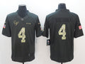 Men's Houston Texans #4 Deshaun Watson Black Authentic Game Jerseys