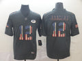 Men's Green Bay Packers #12 Aaron Rodgers Black Game Team Jerseys