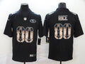 Men's San Francisco 49ers #80 Jerry Rice Black Team Game Jerseys