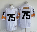 Men's Pittsburgh Steelers Joe Greene Mitchell & Ness White Legacy Replica Jerseys