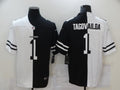 Men's Miami Dolphins Tua Tagovailoa #1 Black/White Game Jerseys