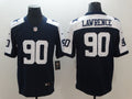 Men's Dallas Cowboys DeMarcus Lawrence #90 Navy Alternate Fashion Game Jerseys