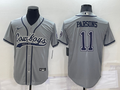 Men's Dallas Cowboys Micah Parsons #11 Gray Game Jerseys Joint Edition