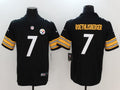 Men's Pittsburgh Steelers Ben Roethlisberger #7 Black Game Jerseys