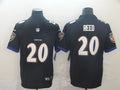 Men's Baltimore Ravens Ed Reed #20 Black Game Jerseys
