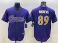 Men's Baltimore Ravens Mark Andrews #89 Purple Player Jerseys Joint Edition