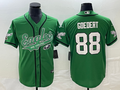 Men's Philadelphia Eagles Dallas Goedert #88 Kelly Green Game Jerseys Joint Edition