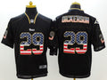 Men's Los Angeles Rams Eric Dickerson #29 Black Player Game Jerseys