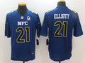 Men's Dallas Cowboys Ezekiel Elliott #21 Blue Game Jerseys