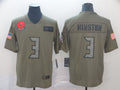 Men's Tampa Bay Buccaneers Jameis Winston #3 Brown Game Jerseys