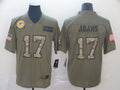 Men's Green Bay Packers Davante Adams #17 Brown Player Game Jerseys