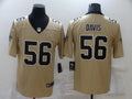 Men's New Orleans Saints Demario Davis #56 Gold Inverted Game Jerseys