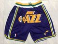 Men's Utah Jazz Purple Basketball Shorts1