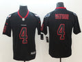 Men's Houston Texans Deshaun Watson #4 Black Alternate Game Jerseys