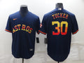 Men's Houston Astros Kyle Tucker #30 Navy Replica Baseball Jerseys