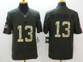 Men's New York Giants Odell Beckham Jr. #13 Army Green Game Jerseys