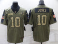 Men's New England Patriots Mac Jones #10 Brown Player Game Jerseys