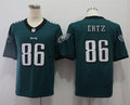 Men's Philadelphia Eagles Zach Ertz #86 Midnight Green Game Jerseys