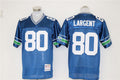 Men's Seattle Seahawks Steve Largent Mitchell & Ness Royal Legacy Replica Jerseys