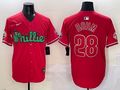 Men's Philadelphia Phillies Alec Bohm #28 Red Player Jerseys