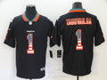 Men's Miami Dolphins Tua Tagovailoa #1 Black Alternate Game Jerseys