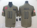 Men's Atlanta Falcons Julio Jones #11 Brown Game Jerseys