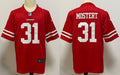 Men's San Francisco 49ers Raheem Mostert #31 Red Game Player Jerseys