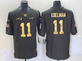 Men's New England Patriots Julian Edelman #11 Black Player Jerseys