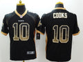 Men's New Orleans Saints Brandin Cooks #10 Black Game Jerseys