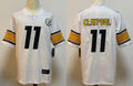 Men's Pittsburgh Steelers Chase Claypool #11 White Player Game Jerseys