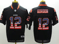 Men's Cleveland Browns Josh Gordon #12 Black Game Jerseys