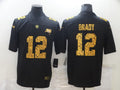 Men's Tampa Bay Buccaneers Tom Brady #12 Black Game Jerseys