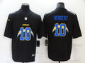 Men's Los Angeles Chargers Justin Herbert #10 Black Game Jerseys